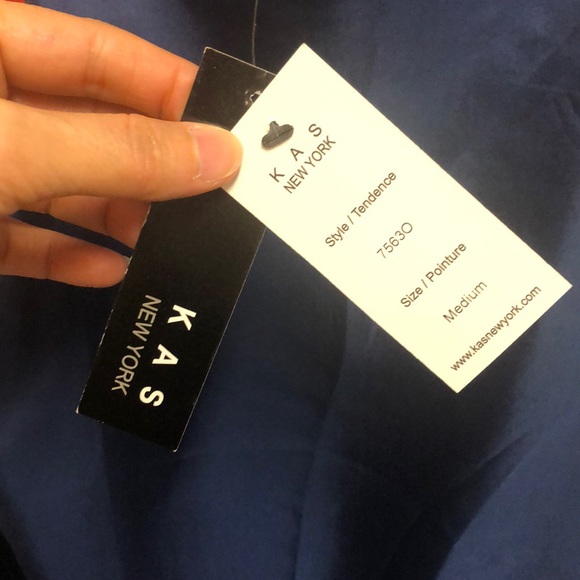 NWT KAS NEW YORK Reversible mini dress/long shirt - Picture 7 of 8